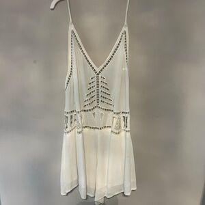 White womens romper